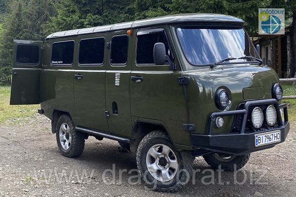 Авто для трансферу Ясіня-Драгобрат-Ясіня